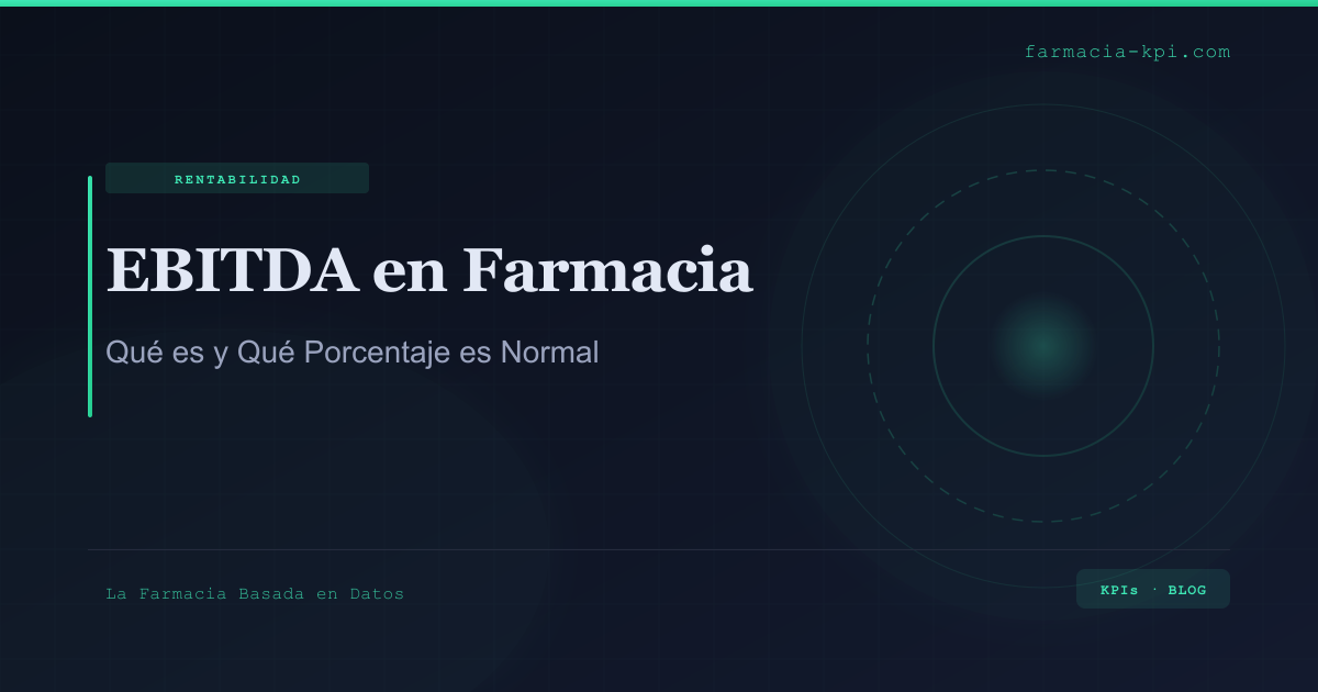 Portada de ebitda farmacia
