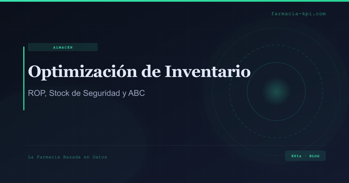 Portada de optimizacion inventario farmacia