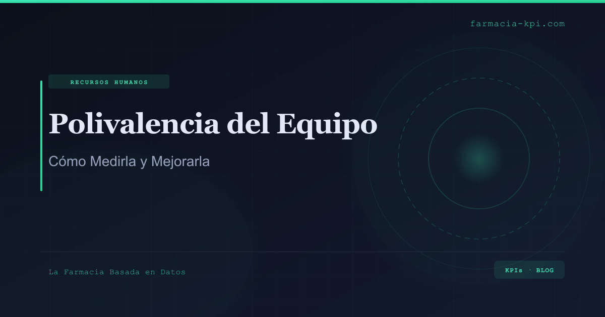 Portada de polivalencia equipo farmacia